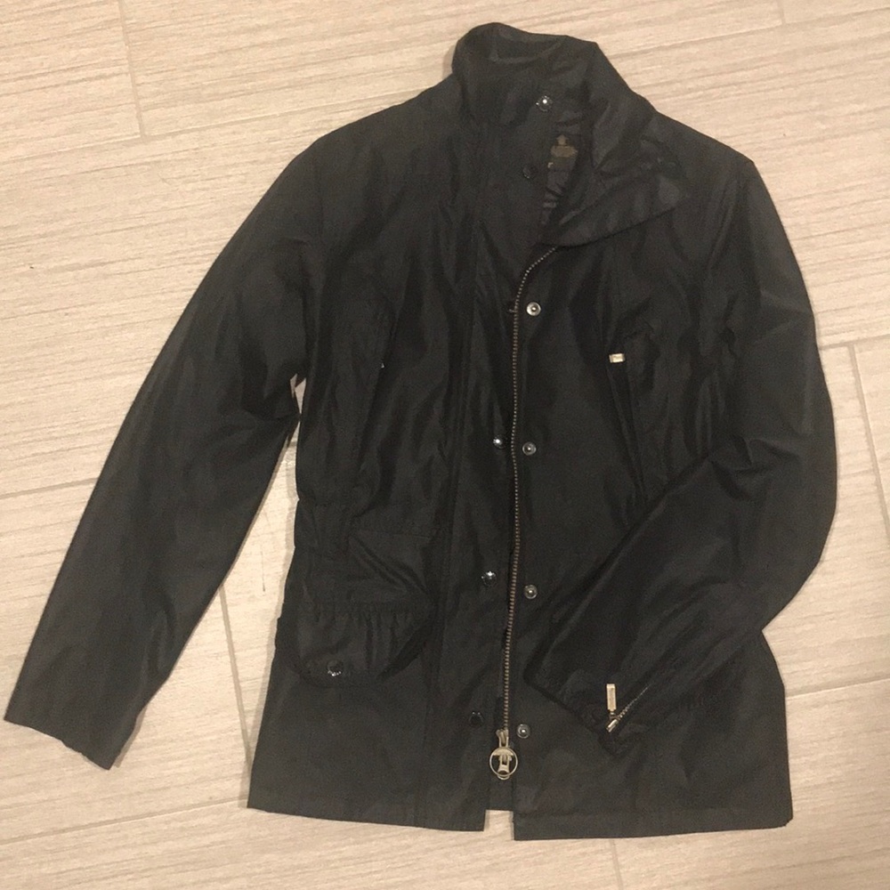 Navy Women’s Barbour Waterproof Raincoat